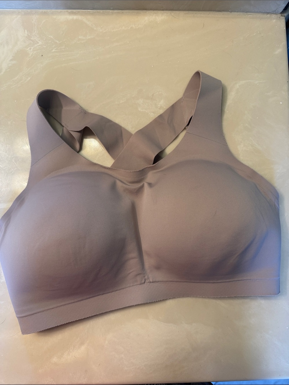Lulu 34 E Seamless Nude Hi Support Sports Bra
